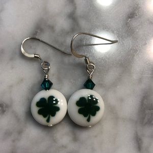 Handmade Shamrock Earrings
